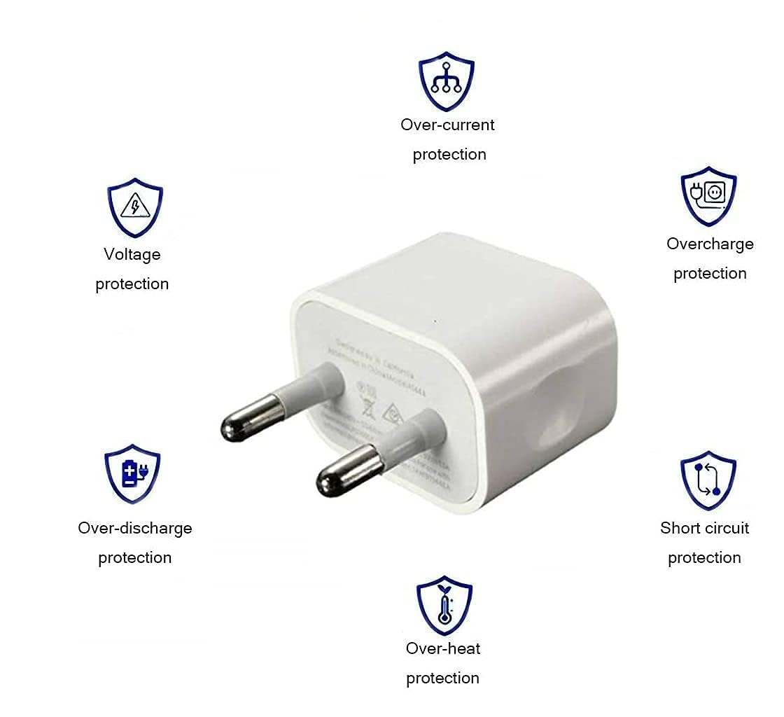 SG 5W Lightning Power Adapter for All iPhone, iPad & AirPods (Adapter + Cable)