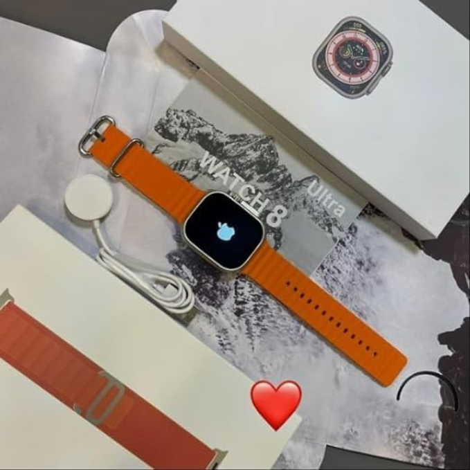 SG Premium i-Watch Ultra SERIES 8 | 49mm | Infinity full Display | Compatible with IOS & Android