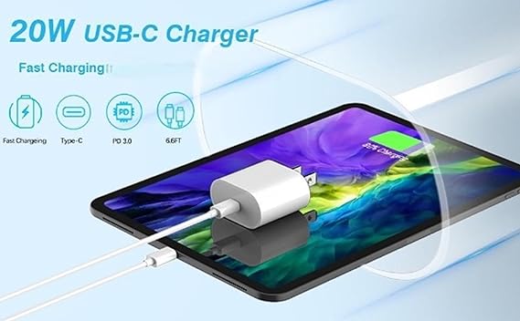 SG 20W Type C PD Charger | Power Delivery Charging (Adapter + Cable)